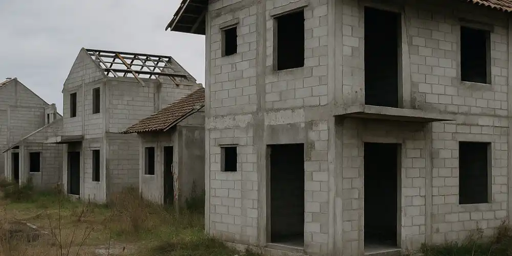 lapor pidana rumah mangkrak