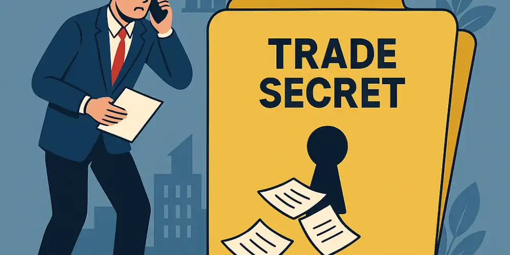 membocorkan rahasia dagang