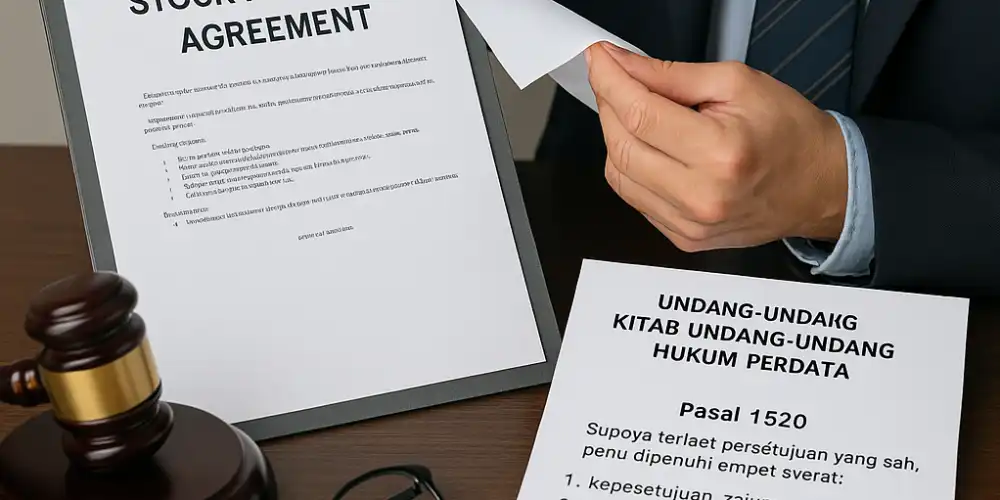 pembatalan perjanjian jual beli saham