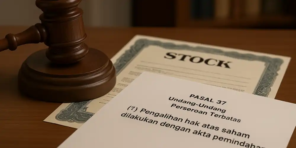 pengalihan saham tanpa akta notaris