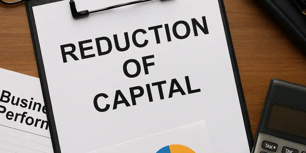 pengurangan modal pt