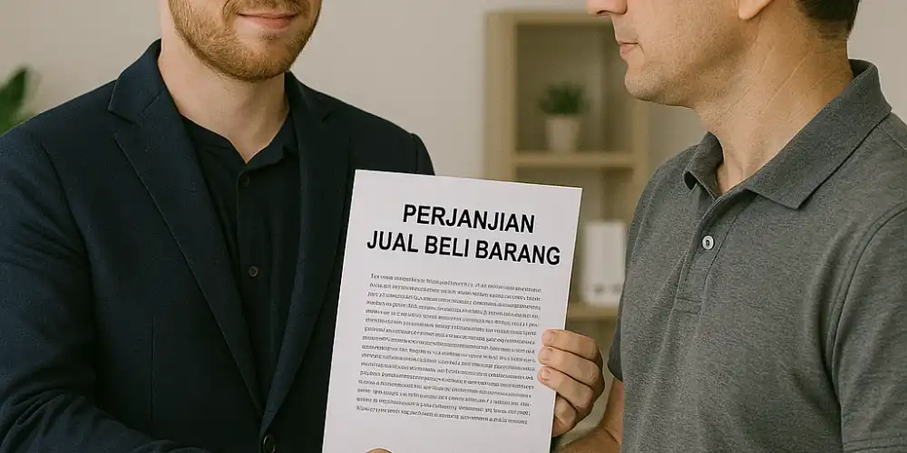 perjanjian jual beli barang