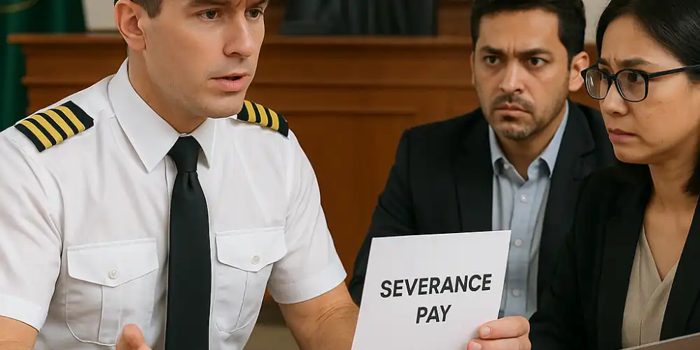 pilot nuntut pesangon