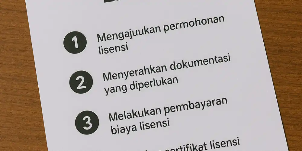 prosedur pencatatan lisensi merek