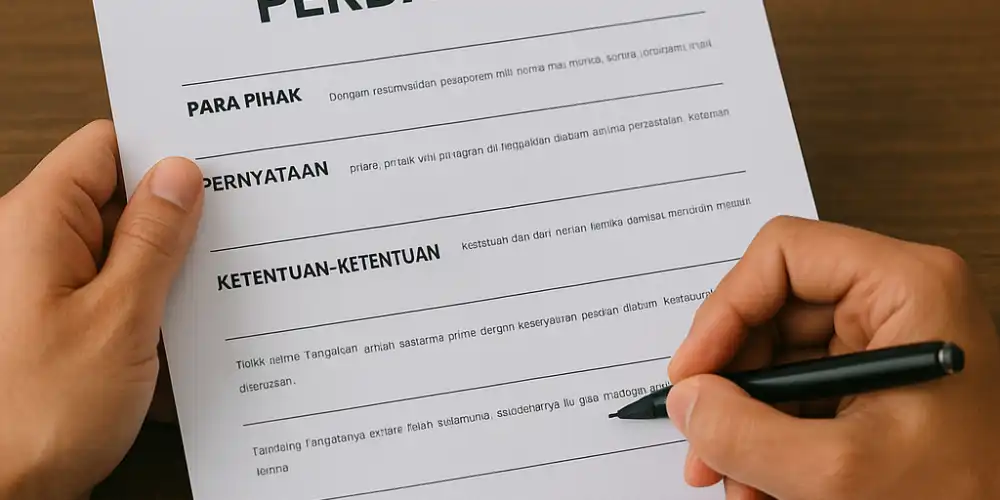 surat perjanjian damai